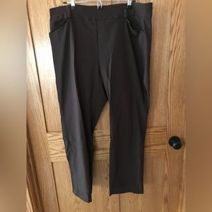 Talbots pull on straight leg pants. 20W